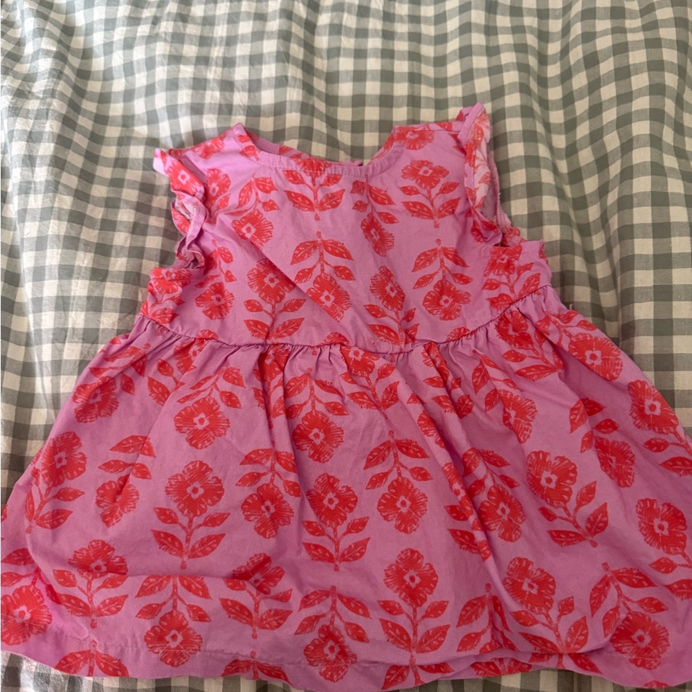 Carter's Purple and Red Floral Outfit